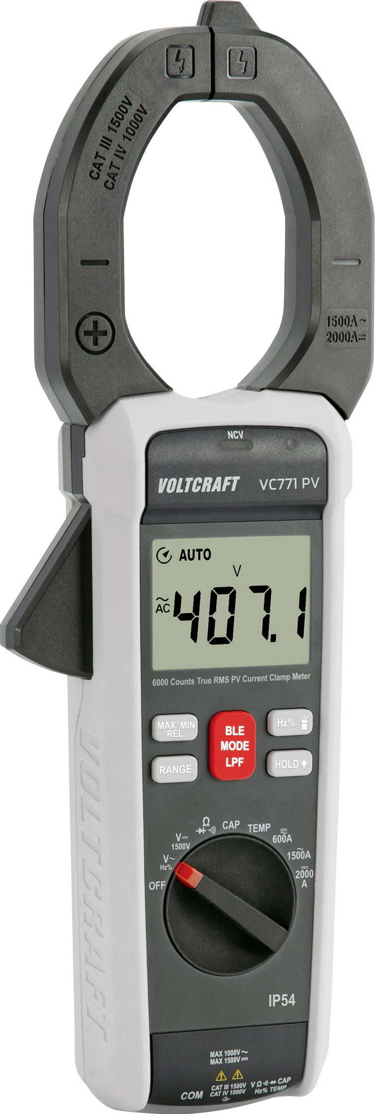 Now Supplied by Conrad: The Voltcraft VC-771 PV High-performance Clamp ...