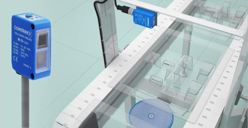 Blistering’ performance of Contrinex’s unique UV transparent-object detection sensors
