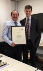 Mike Smith made Honorary Member of BSRIA