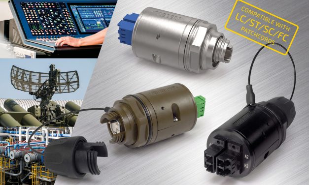 Cinch-Fibreco JCON Junior Bulkhead Expanded Beam Adapter now available from Lane Electronics