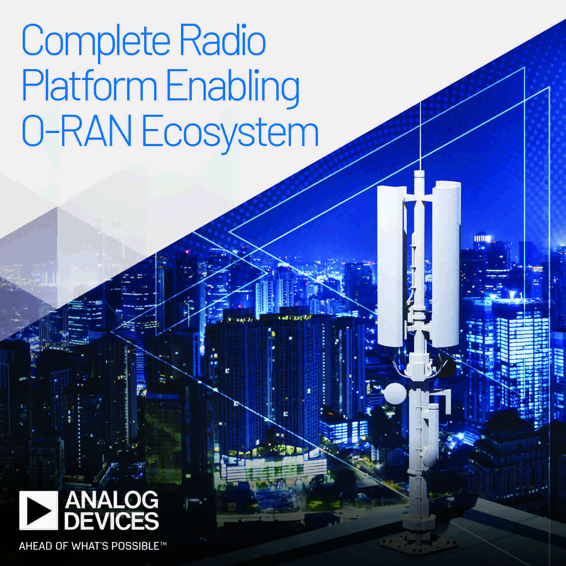 Analog Devices announces complete radio platform for 5G O-RAN ecosystem