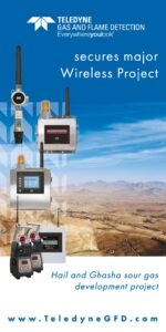 60961 Wireless Project Hail and Ghasha Teledyne Gas and Flame Detection to showcase reliable and performant gas detection solutions at Adipec