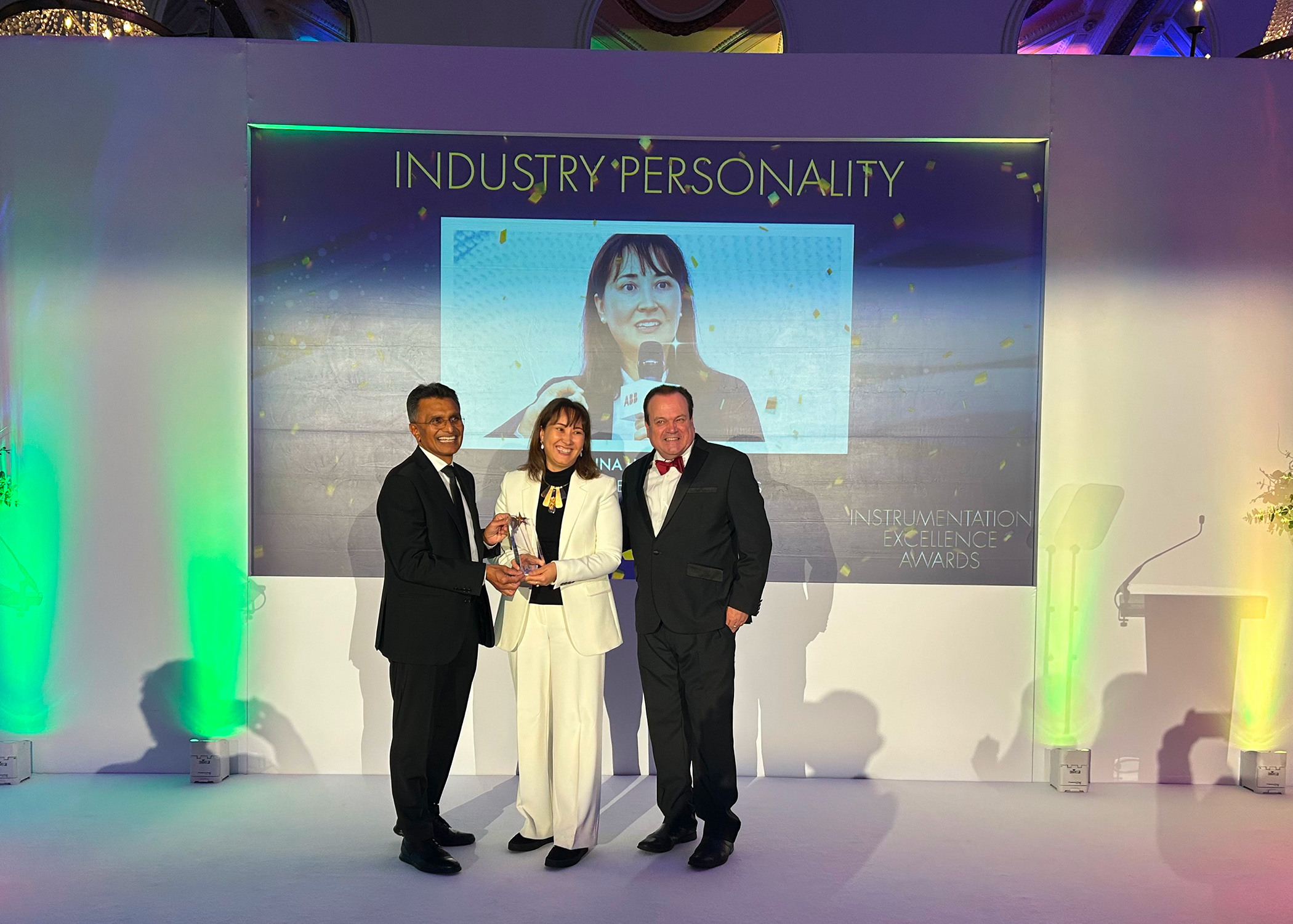 ABB’s Amina Hamidi wins Industry Personality of the Year in Instrumentation Excellence Awards