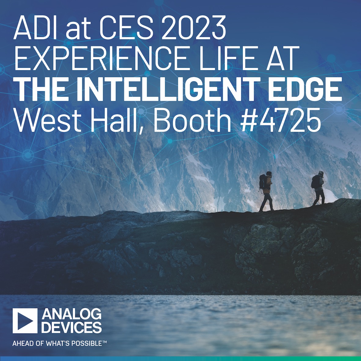 Join Analog Devices at CES 2023 to experience life at the Intelligent Edge