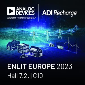 ADI at ENLIT 2023 Image Energising Grid Modernisation with Analog Devices at ENLIT 2023