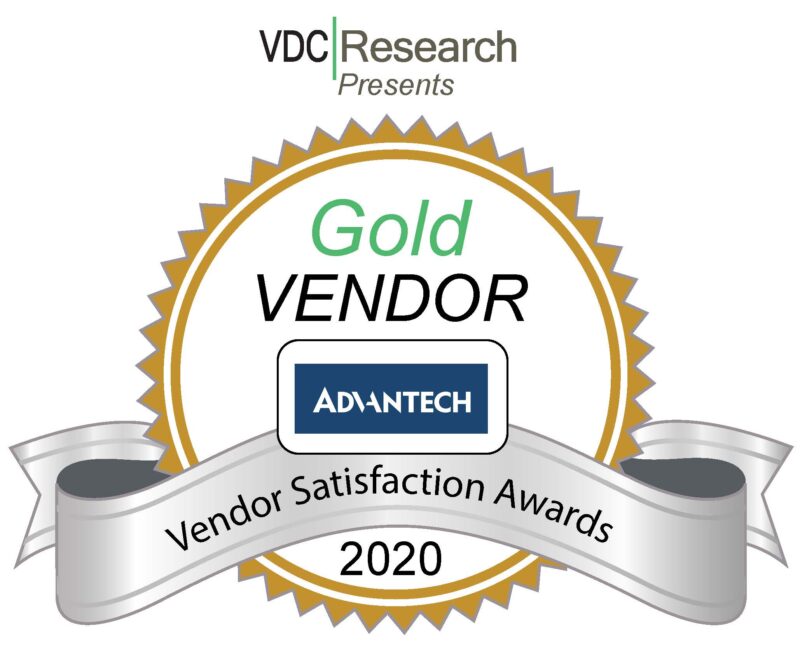 Advantech gets Gold Award from VDC Research for IoT and Embedded Technology Vendor Satisfaction