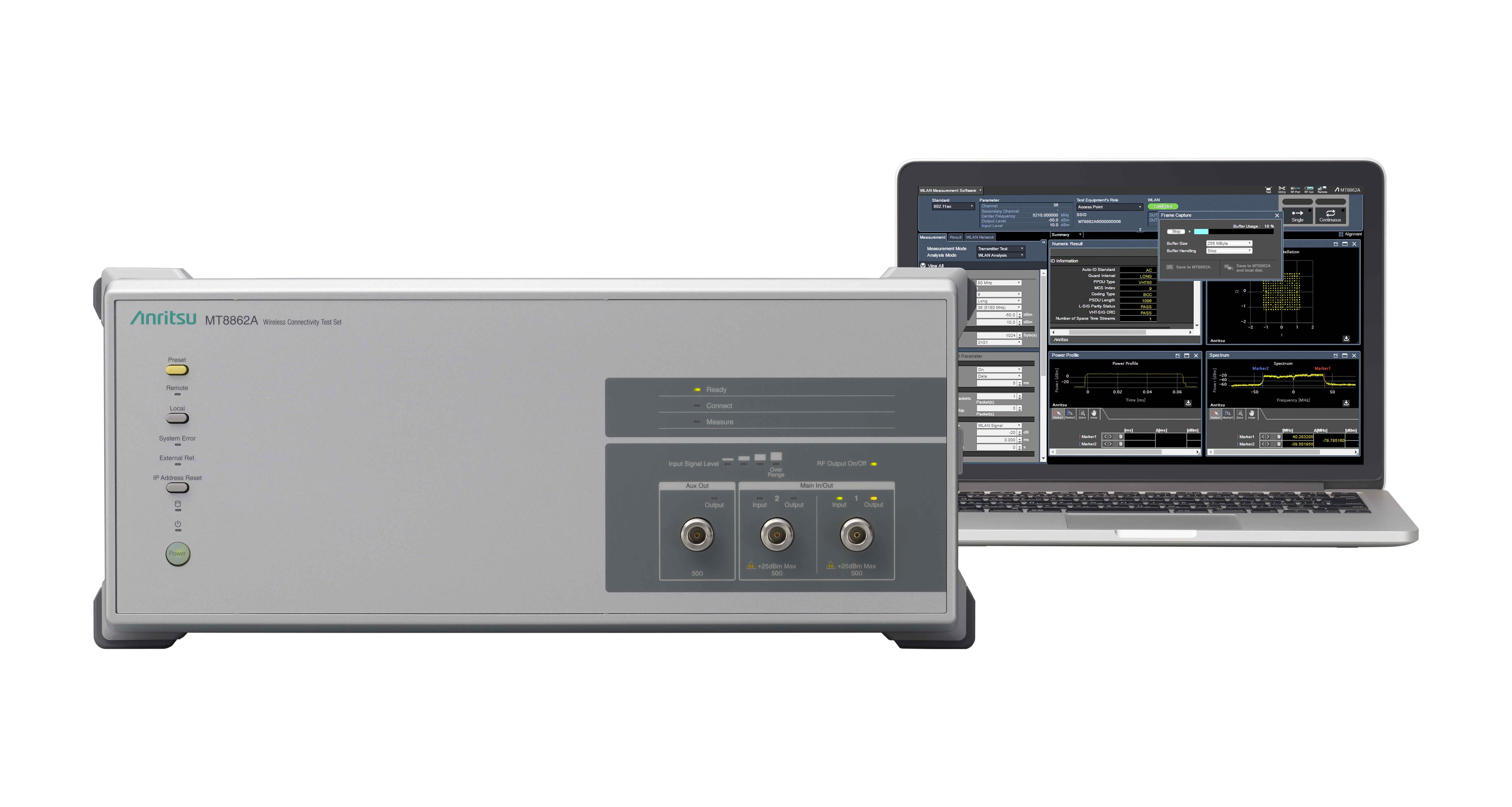 Anritsu’s wireless connectivity test set now supports IEEE 802.11ax