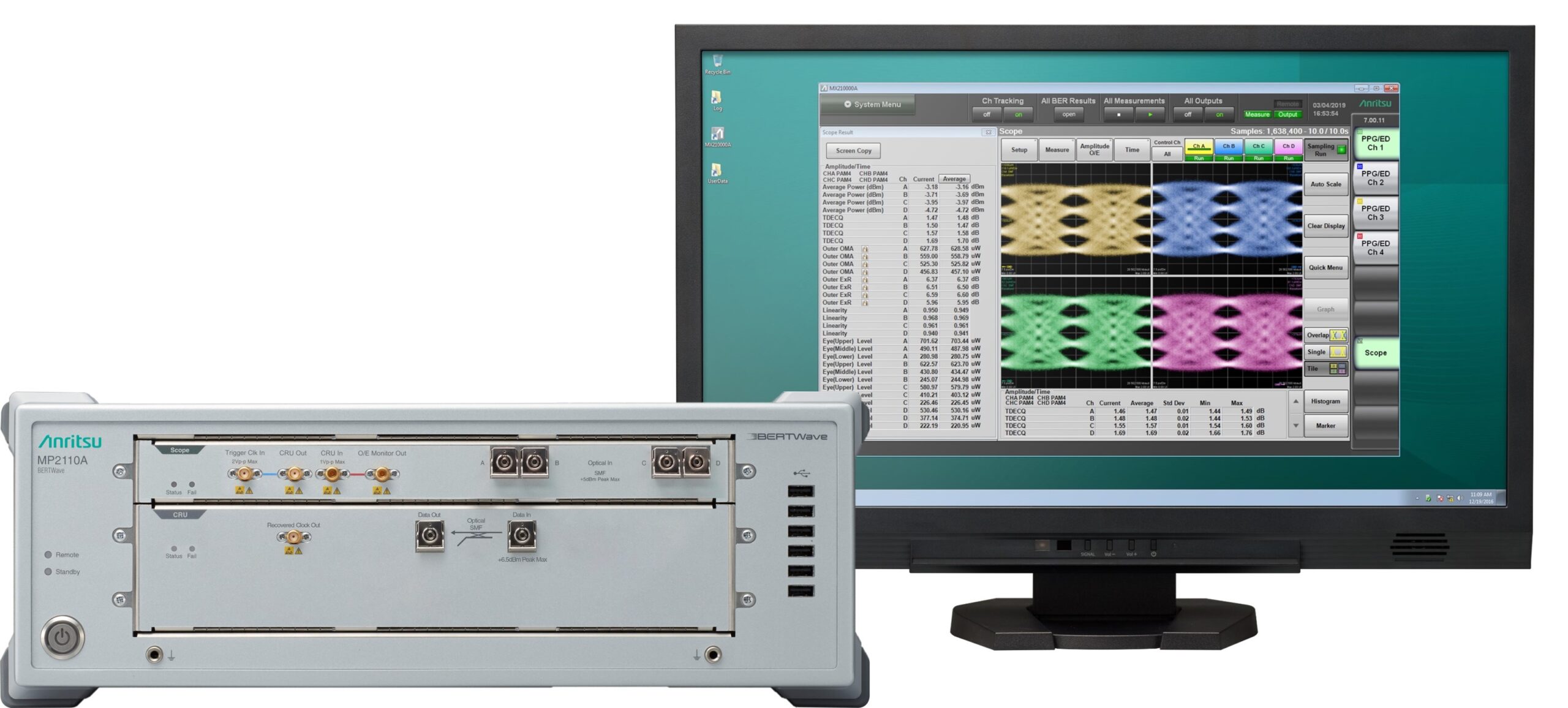 Anritsu and CIG jointly demonstrating 800G Optical Transceiver PAM4 test solution at CIOE 2022