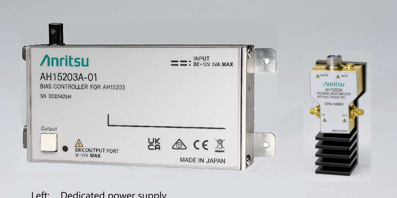 Anritsu launches 140 Gbaud wideband linear amplifier