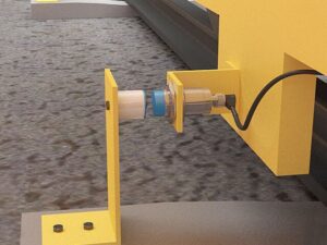 Art 113 RFID Tags Sensing for Rail Mounted Conveying 1 Contrinex’s RFID tracks mobile conveyor position