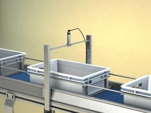 Art 76 Ultrasonic Sensors Improve Production Efficiency in Food Processing 1 Contrinex ultrasonic sensors help get to the 'meat of it' on a bin wash-line
