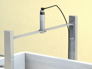 Art 76 Ultrasonic Sensors Improve Production Efficiency in Food Processing Detail Contrinex ultrasonic sensors help get to the 'meat of it' on a bin wash-line