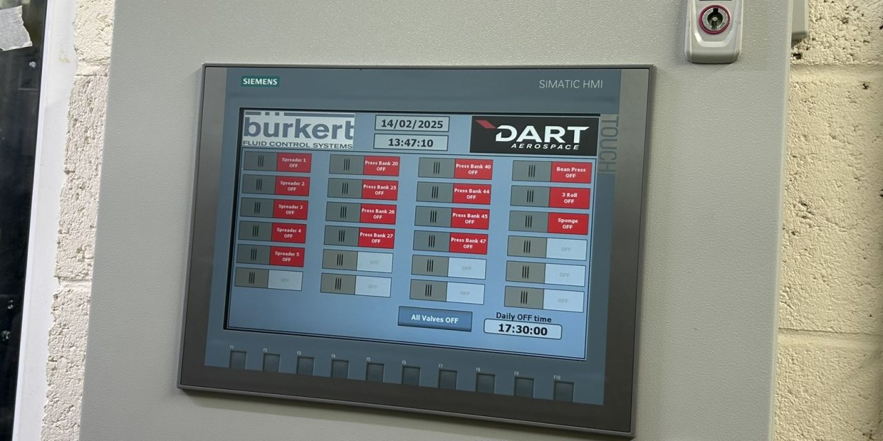 Stop the steam: Bürkert’s flow control system reduces energy costs at aerospace plant