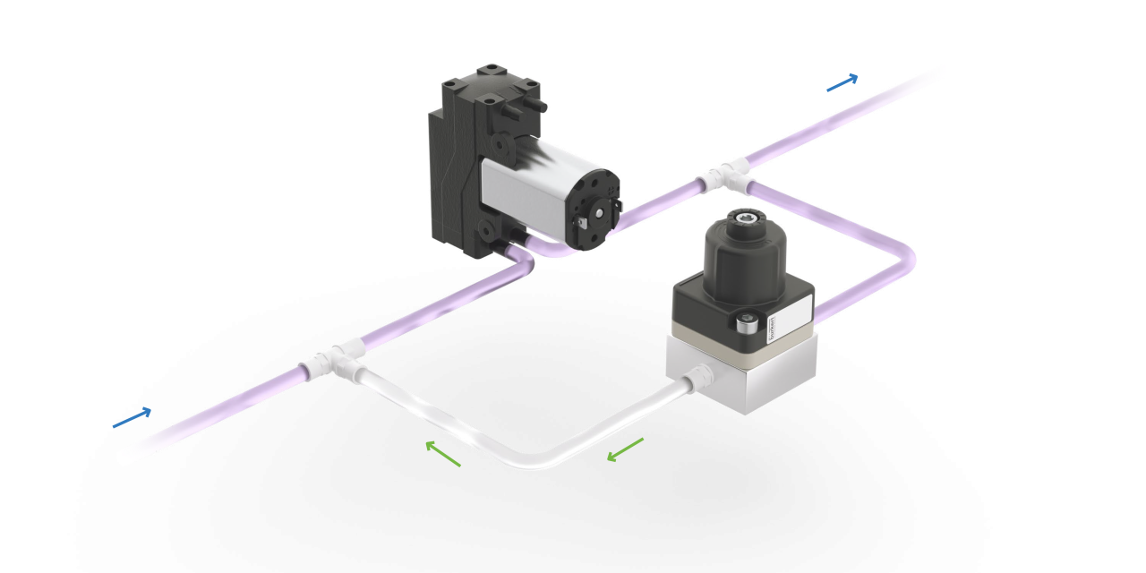 Media-separated pressure-relief valve protects components and optimises control