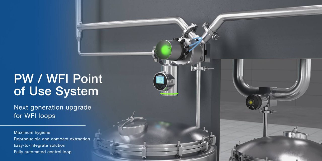 Bürkert’s precision flow control optimises hygiene in ultra-pure water applications