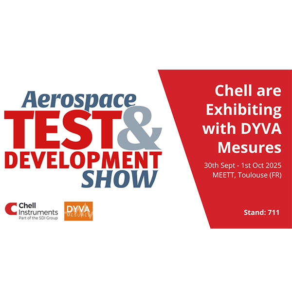 Chell Instruments to exhibit at Aerospace Test & Development Show 2025 alongside partner, DYVA Mesures