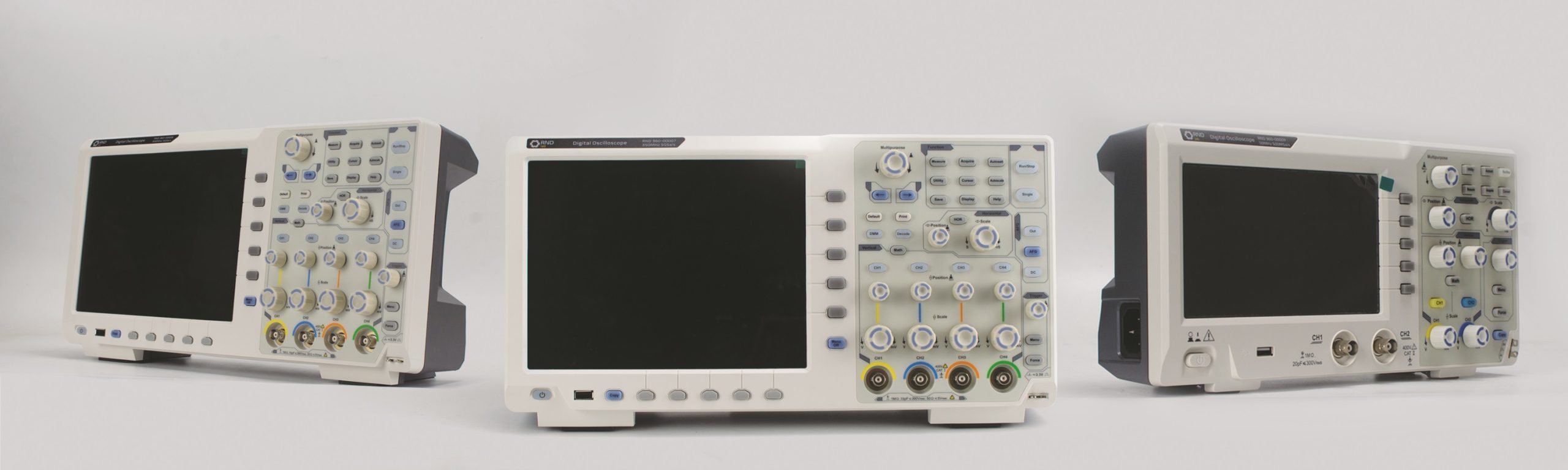 RND adds three oscilloscopes to its portfolio, widens product range significantly