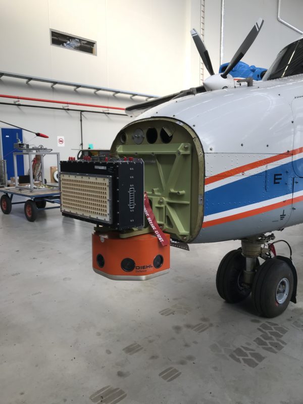 Successful flight tests with HENSOLDT’s collision warning radar for UAVs