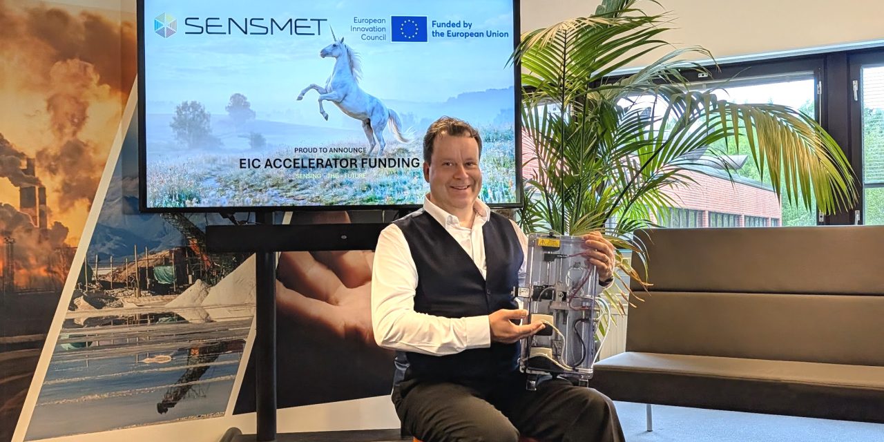 Sensmet wins €2.5m award from the EIC Accelerator fund