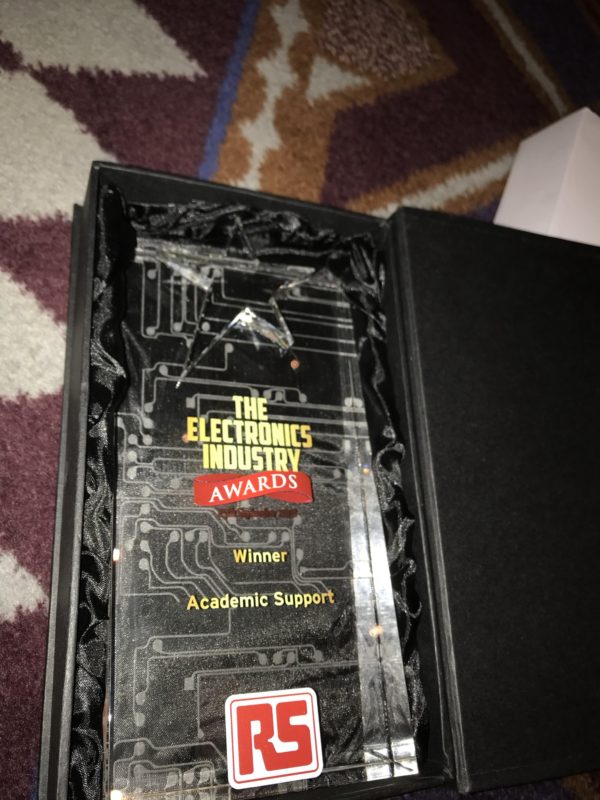 RS scoops accolade at 2018 Electronics Industry Awards