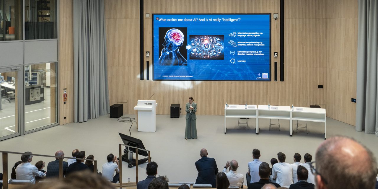 Trumpf: We need AI to be competitive