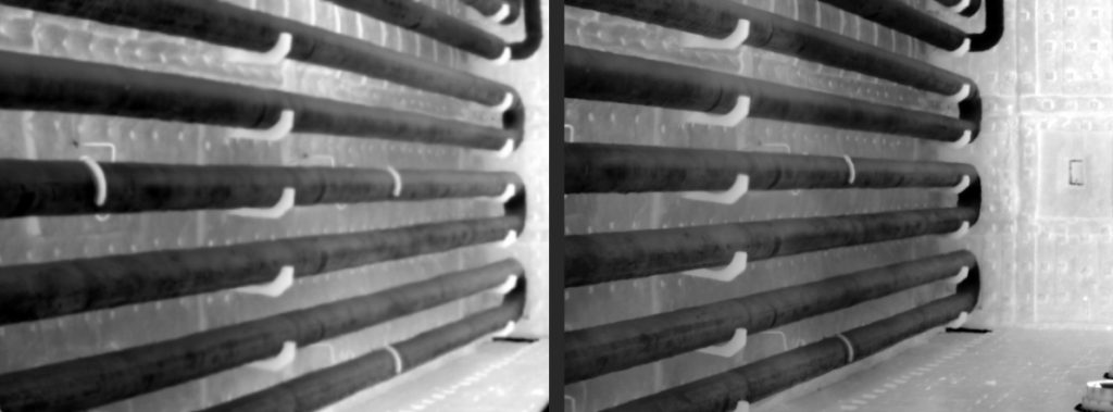 Infrared furnace inspections