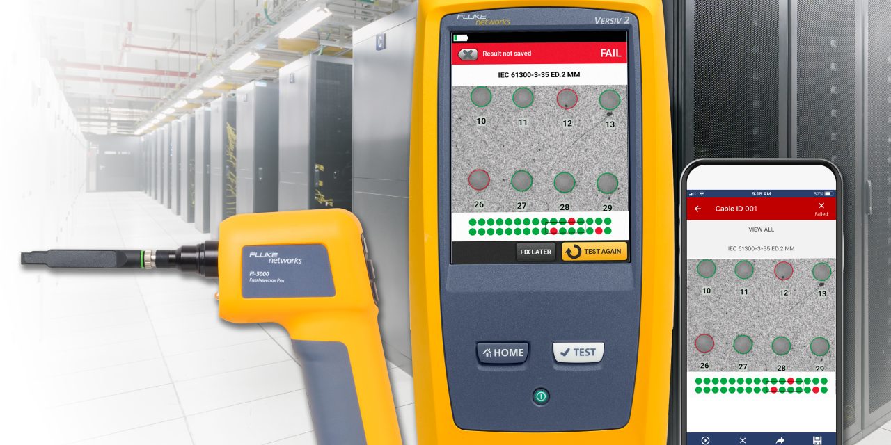Fluke enables faster fibre inspection in high-density data centres with FI-3000 FiberInspector Pro
