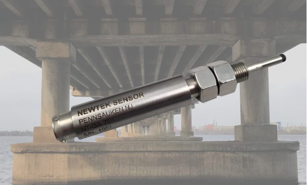 Newtek GE Series LVDTs provide high-precision displacement measurement for structural health monitoring