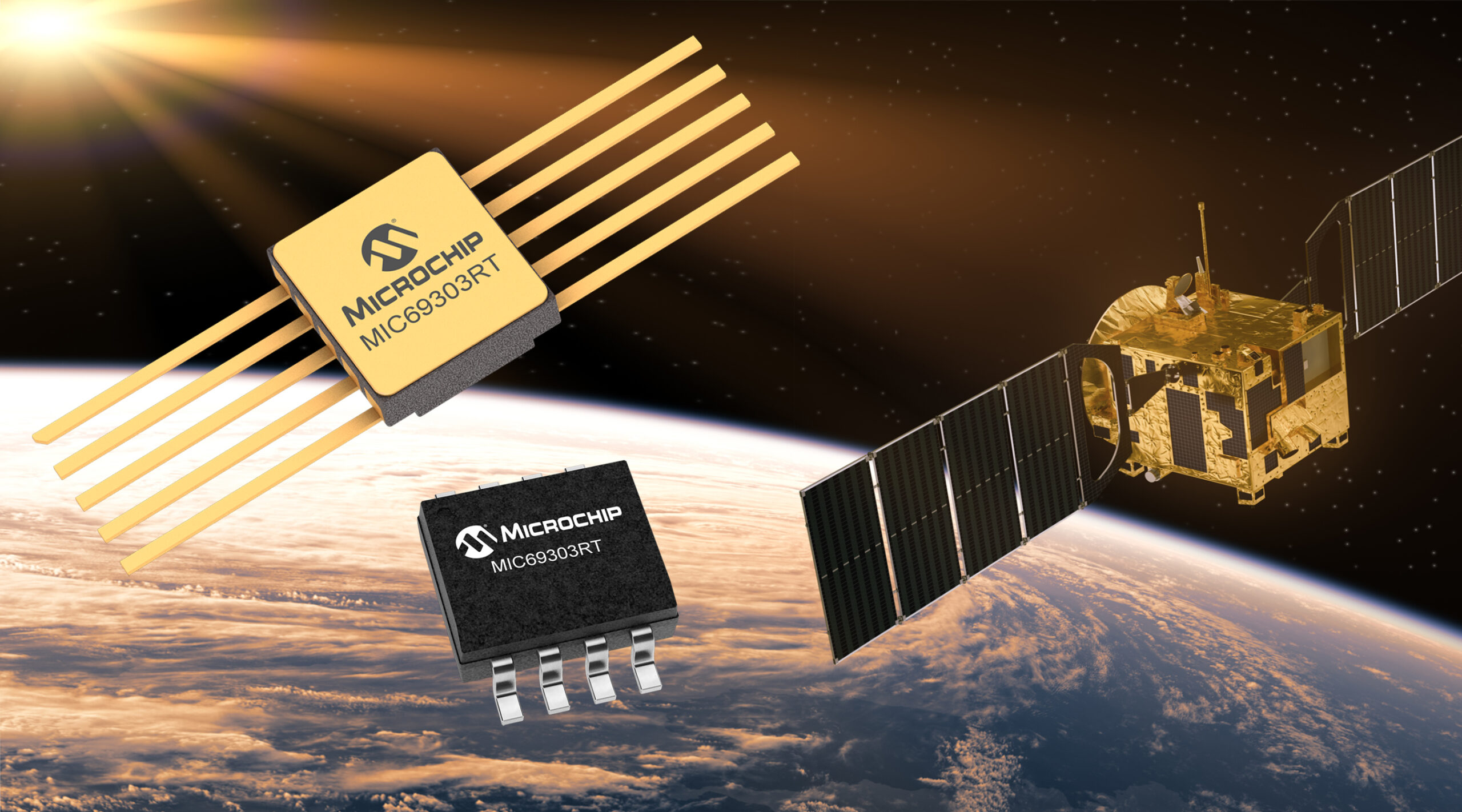 Microchip launches radiation-tolerant power management device targeting low-earth orbit space applications