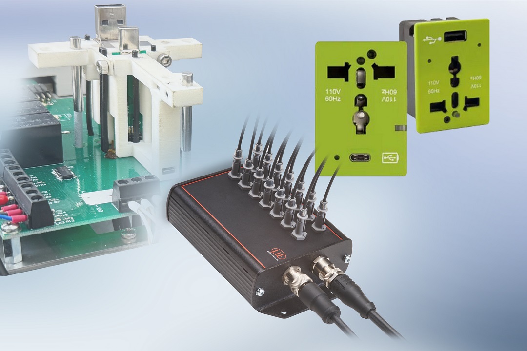 Penta Led Sensor LED Analyzer measures colour and intensity of LEDs on charging stations ...