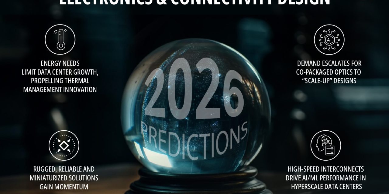 Molex names top 10 connectivity and electronics design predictions for 2026