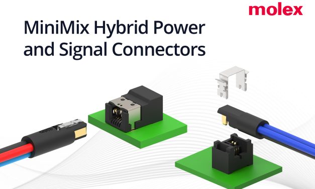 Molex introduces MiniMix Hybrid Power and Signal Connectors