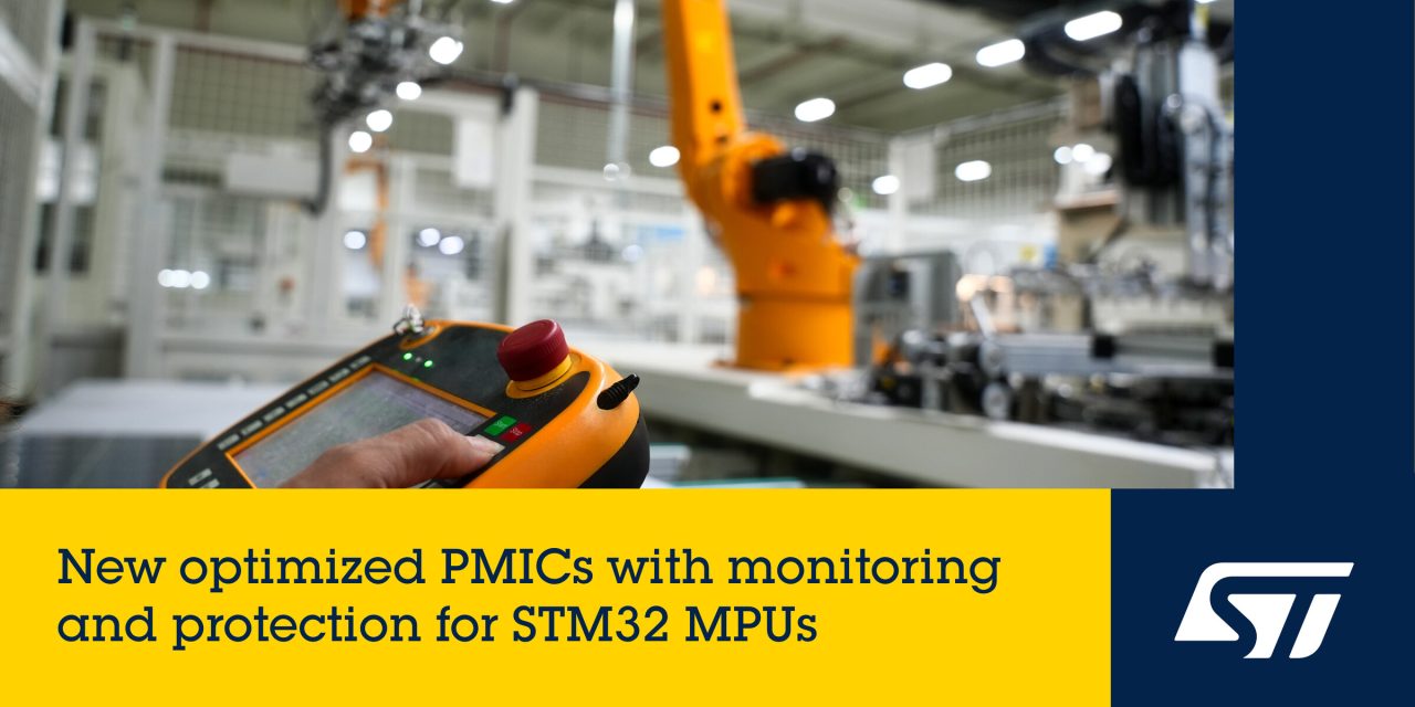 Powermanagement optimised ICs for STM32 microprocessors in industrial applications