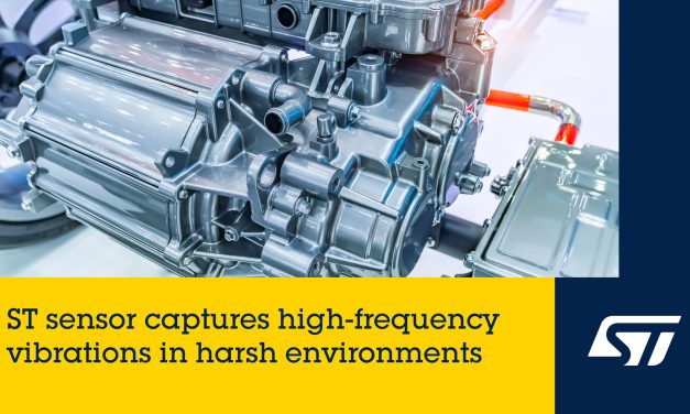 STMicroelectronics’ 3-axis IIS3DWBG1 vibration sensor saves space, energy, and bill of materials