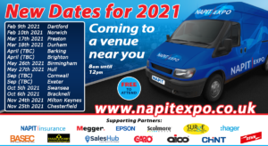 NAPIT EXPO 2021 Dates Banner NAPIT EXPO 2021 coming to a venue near you