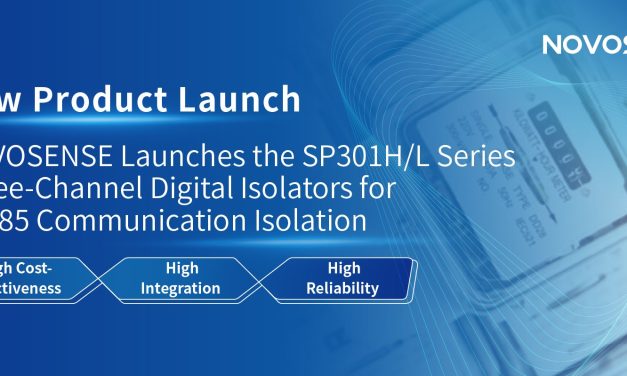 NOVOSENSE launches the SP301H/L Series three-channel digital isolators