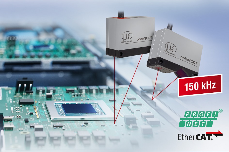 Laser triangulation sensors get a performance boost and new fieldbus variants