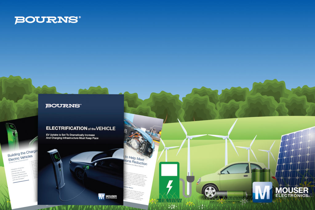 PRINT Bourns ElectricVehicle eBook copy Mouser Electronics and Bourns present new eBook on electric vehicles charging infrastructure