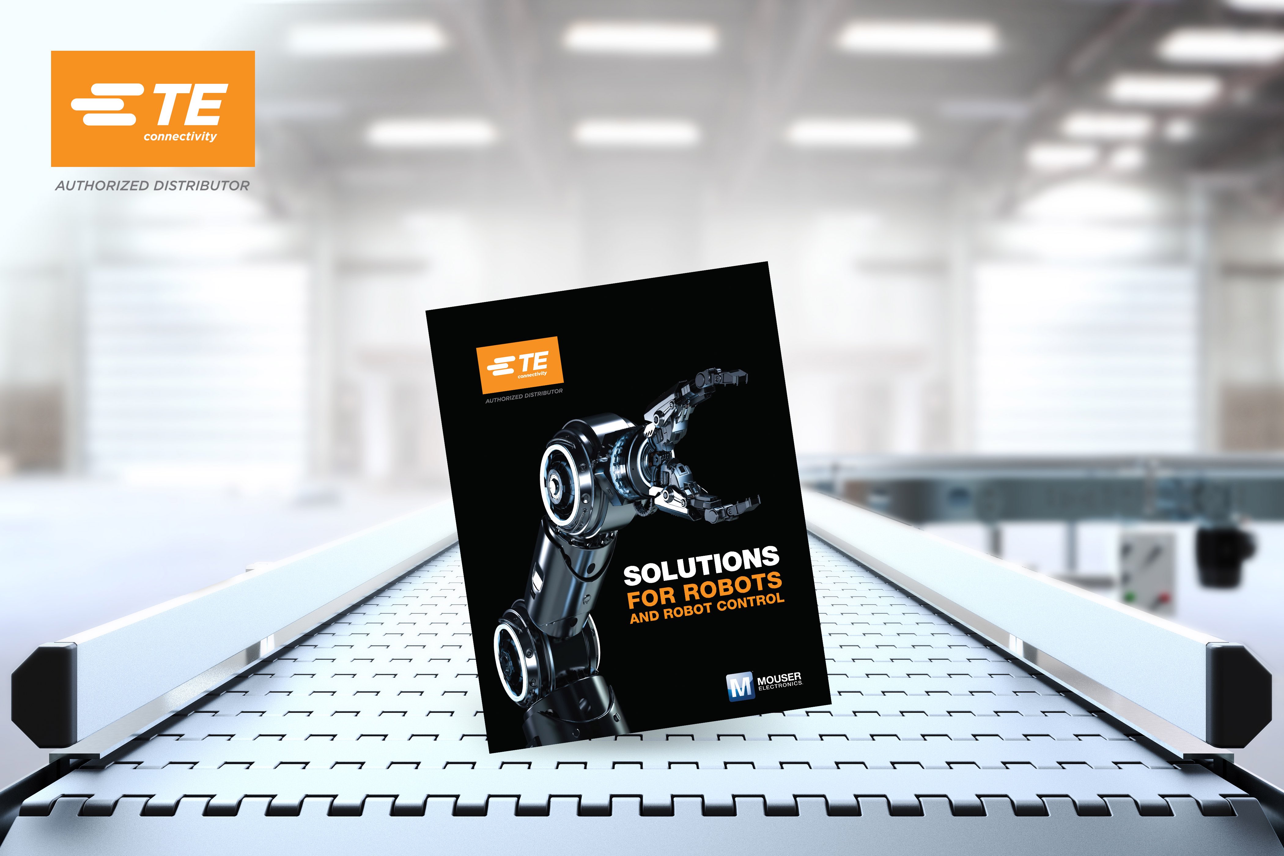 Mouser Electronics and TE Connectivity examine newest trends in robotics in new eBook