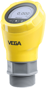 Photo VEGAPULS31 003 with display content reduced New low cost Compact 80 GHz level sensors