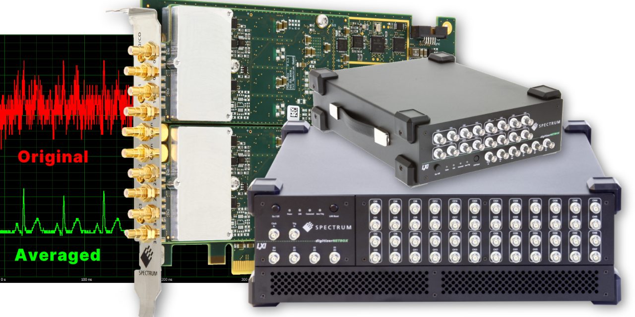 General-purpose digitisers get onboard averaging function