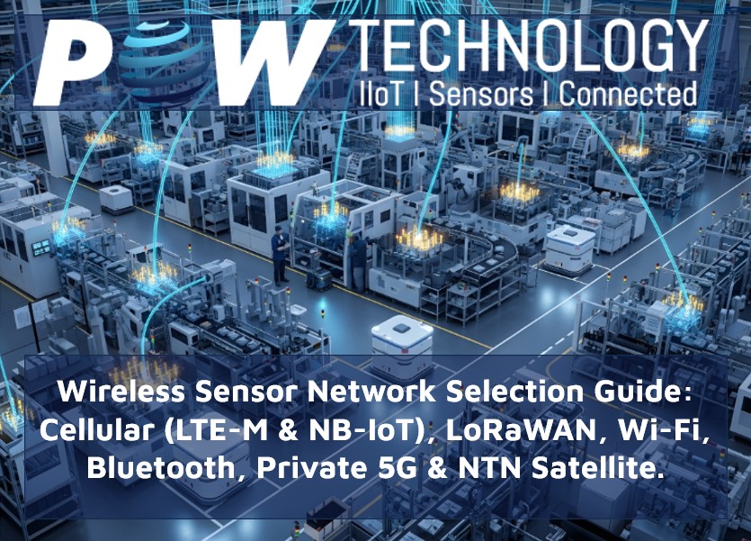 De-mystifying wireless sensor networks: The relative benefits of cellular (LTE‑M & NB‑IoT), LoRaWAN, Wi‑Fi, Bluetooth, Private 5G And NTN