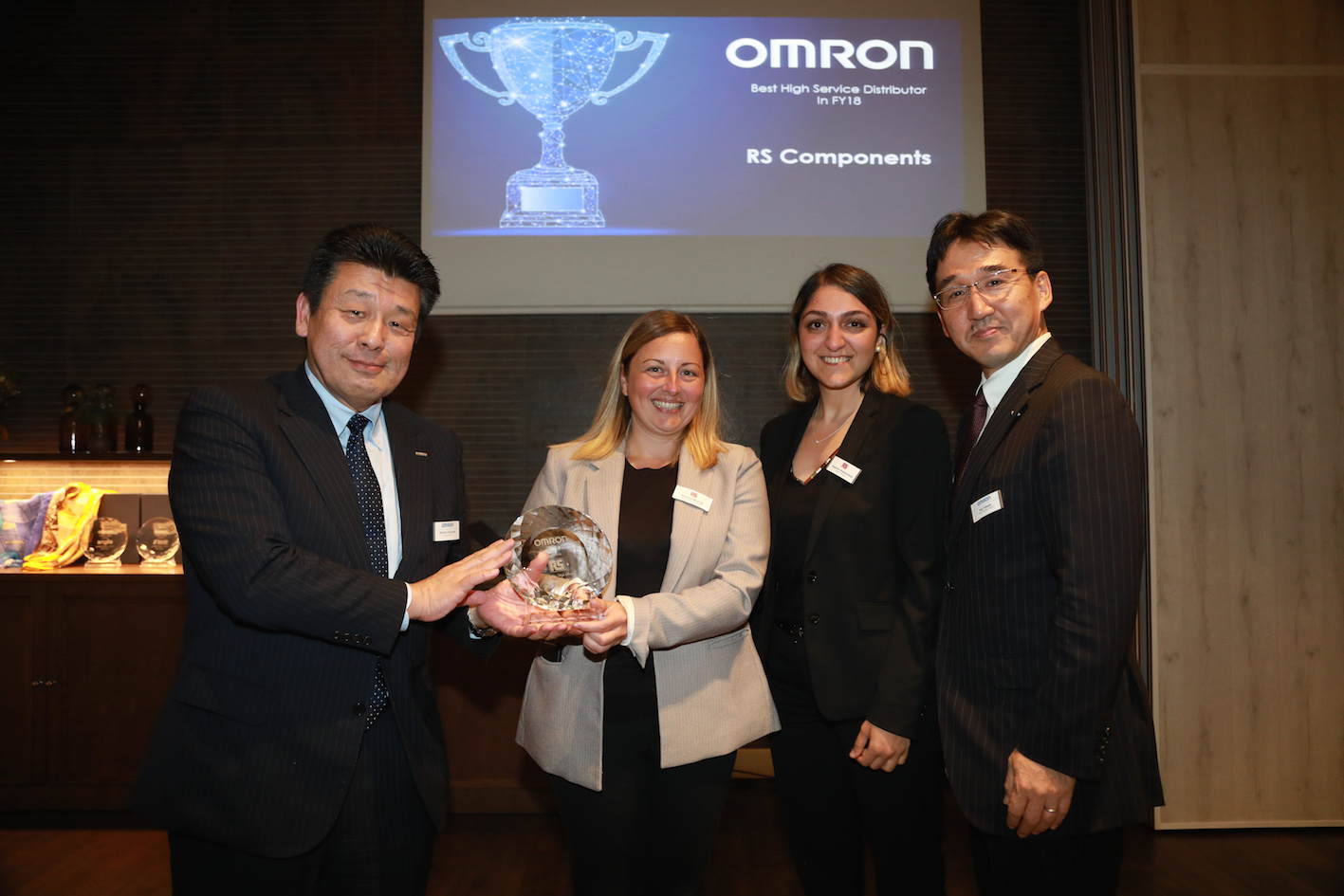 RS Components wins major distribution award from Omron