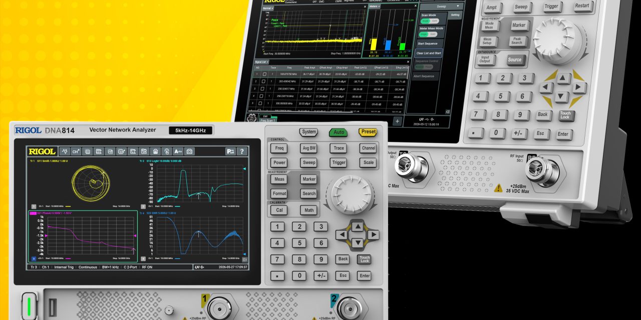 RIGOL launches ultra-portable RF test instruments with unprecedented performance at the price