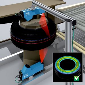 SICK Ruler3000 Micro Tyre application SICK’s Extended Ruler3000 Family Focuses on the Finest Details