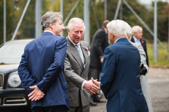 HRH The Prince Of Wales congratulates ETL Systems on engineering success