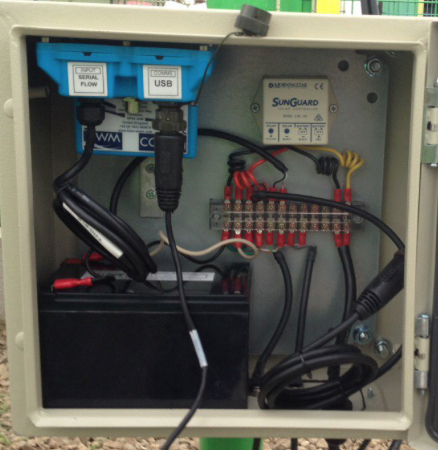 COMlog 2 supports measurement of unique weather conditions