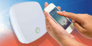 Set Up Via App Automated temperature and humidity data logging, data storage and instant alert notifications