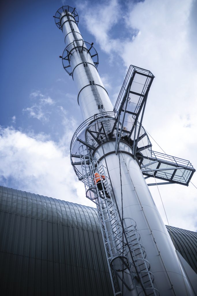element man in industrial setting