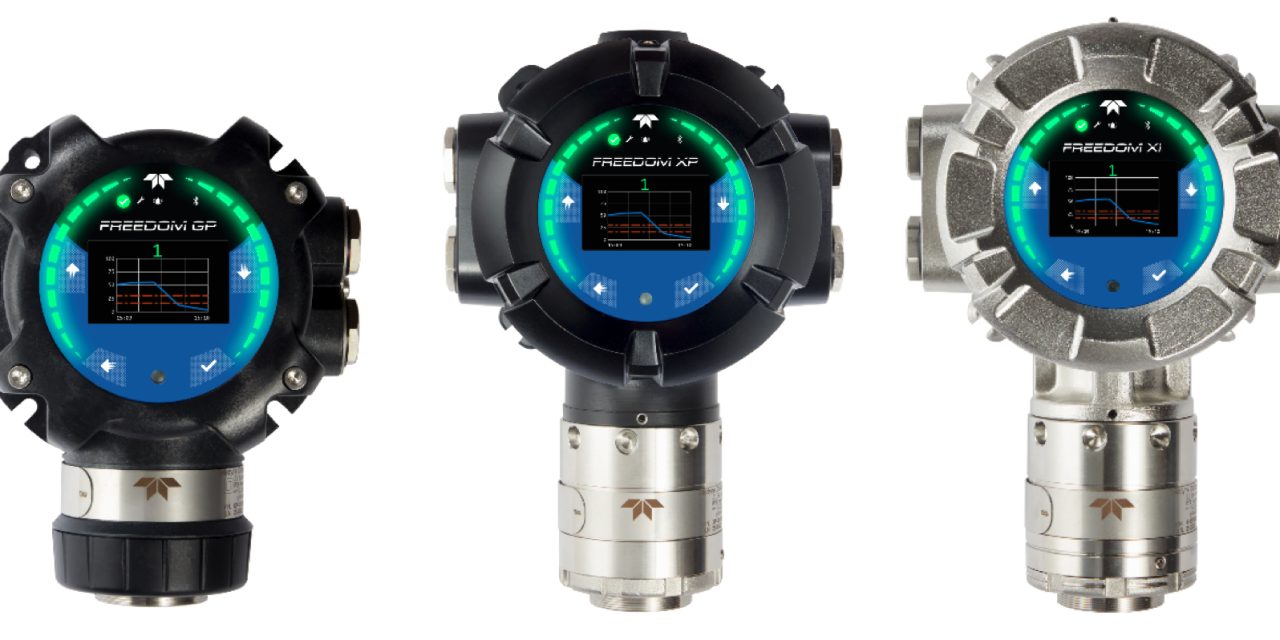 FREEDOM gas detectors combine hot-swap servicing with app-based control